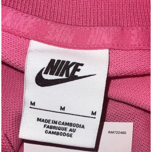 Nike Sportswear Men's Pink/White Logo Polo (909746-694) Sizes Medium - NWT - Picture 7 of 10
